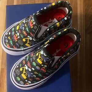 Tommy Bahama Kids Black Multicolor Heavy equipment Slip-On Sneakers